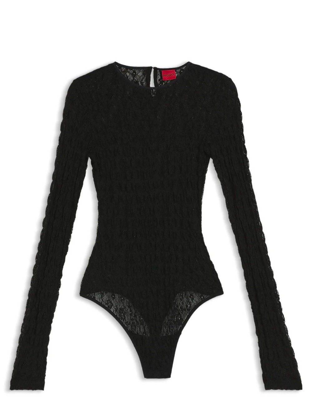 Hugo Boss Black Long-Sleeve Lace Sheer Top
Worn only once